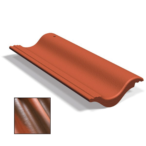 Halvpanna palema ytb. flash tegelröd/brun Tegelröd/Brun