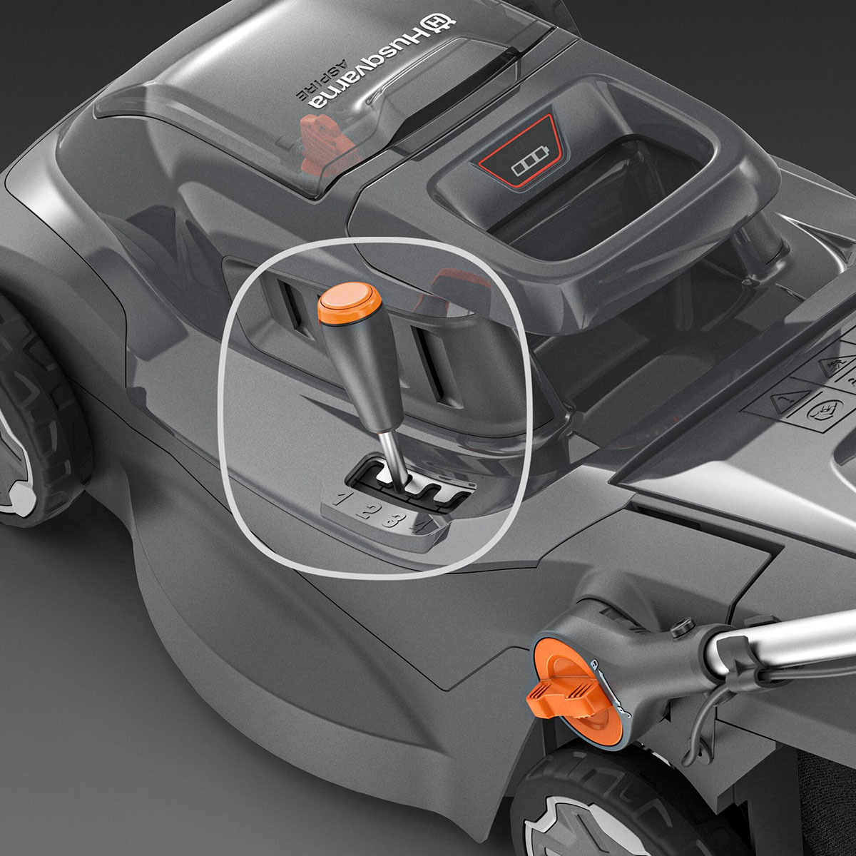 Gräsklippare Husqvarna Aspire™ LC34 Med Batteri och Laddare