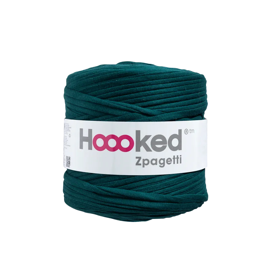 Zpagetti T-shirtgarn Mörkgrön 700 g - Återvunnet Material