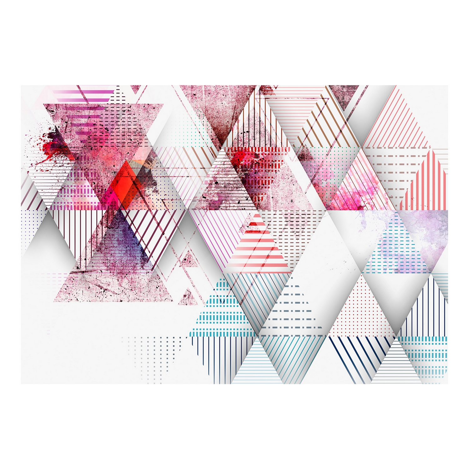 Fototapet Arkiio Självhäftande Triangular World