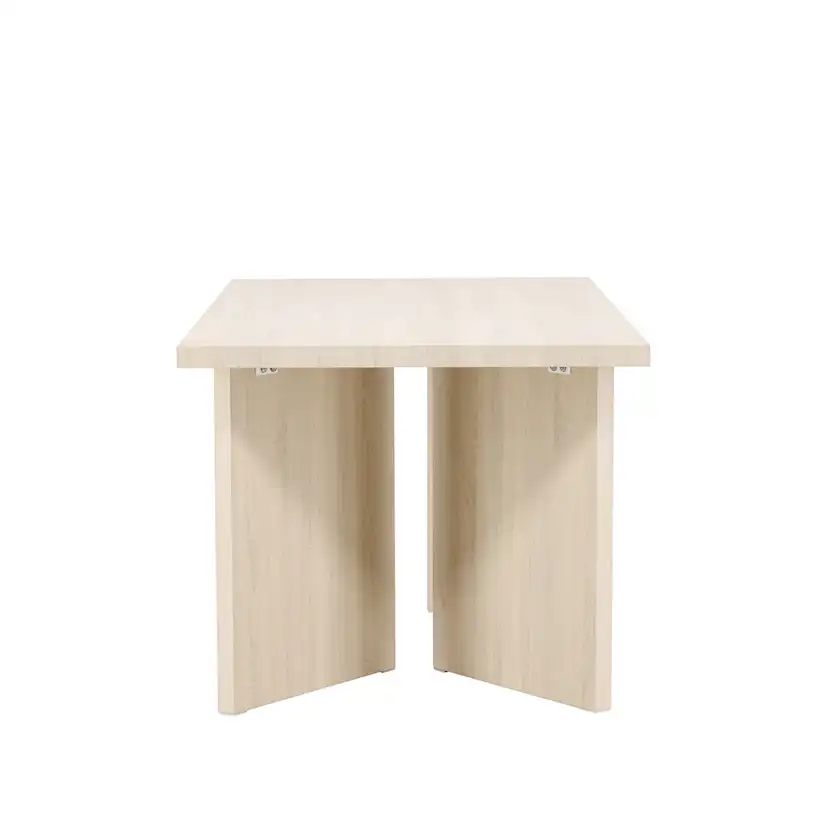 Bassholmen Dining Table 90x180 cm - Whitewash / Vittvätt