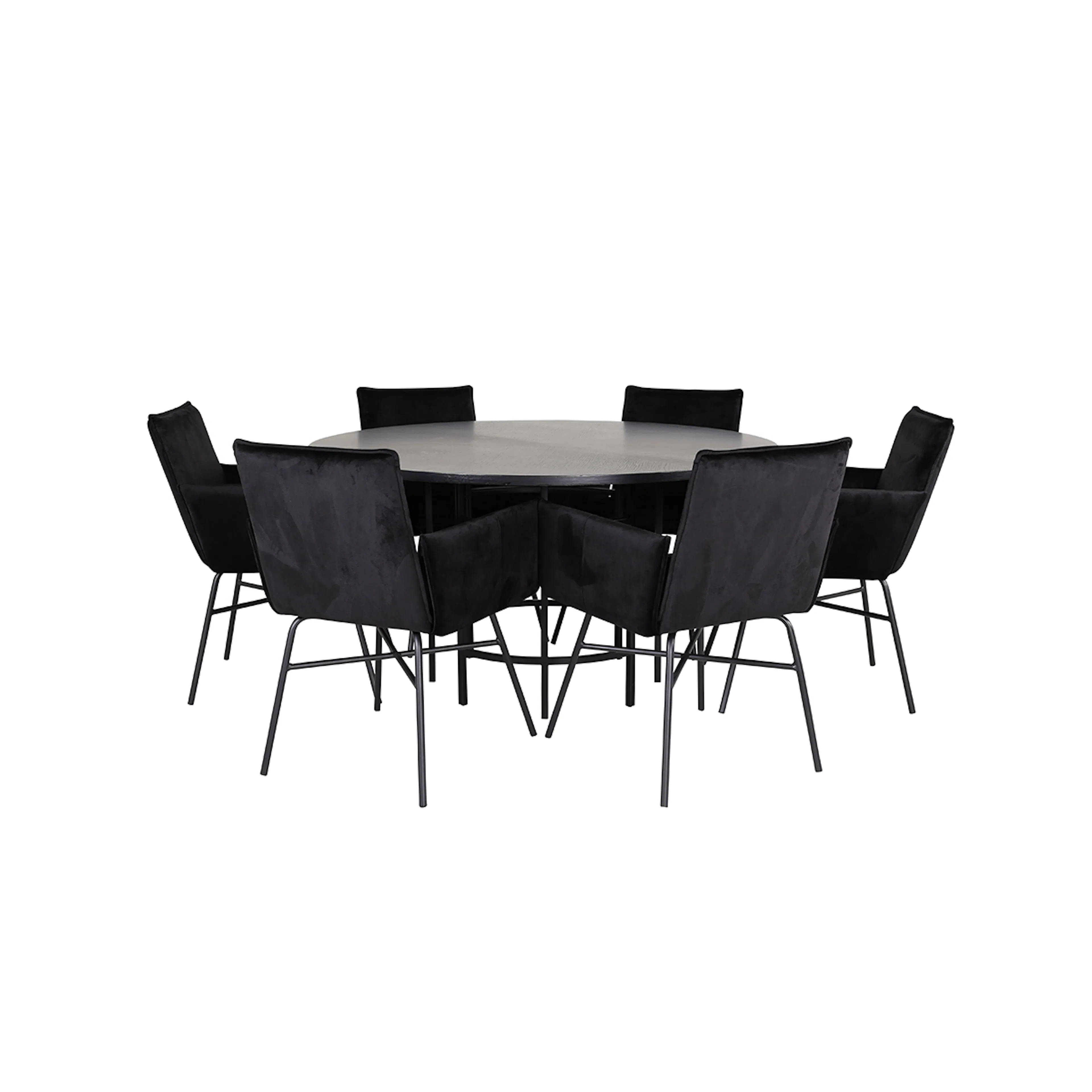 Matgrupp furniture/fashion Copenhagen Ø140 cm med 6 Petra Stolar