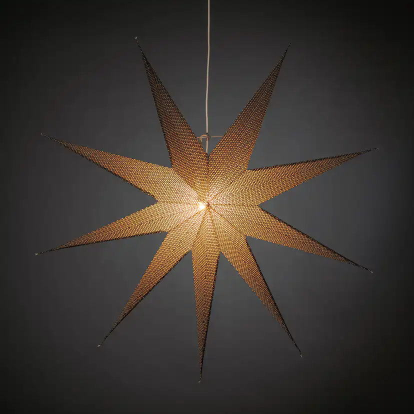 Adventsstjärna Gnosjö Konstsmide 9-uddig 115 cm