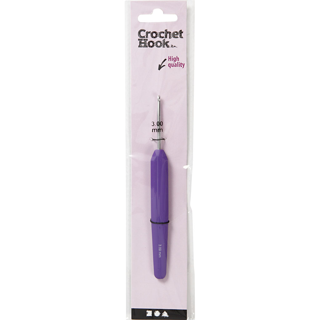 Virknål Creativ Company Lila Nr. 3 L: 13,3 cm 1 St