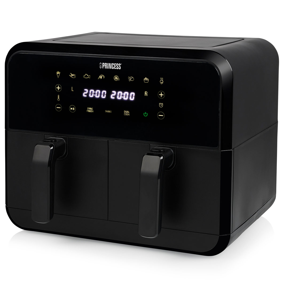 Luftfritös Princess Med Dubbla Korgar 2X4L 2400W 182068