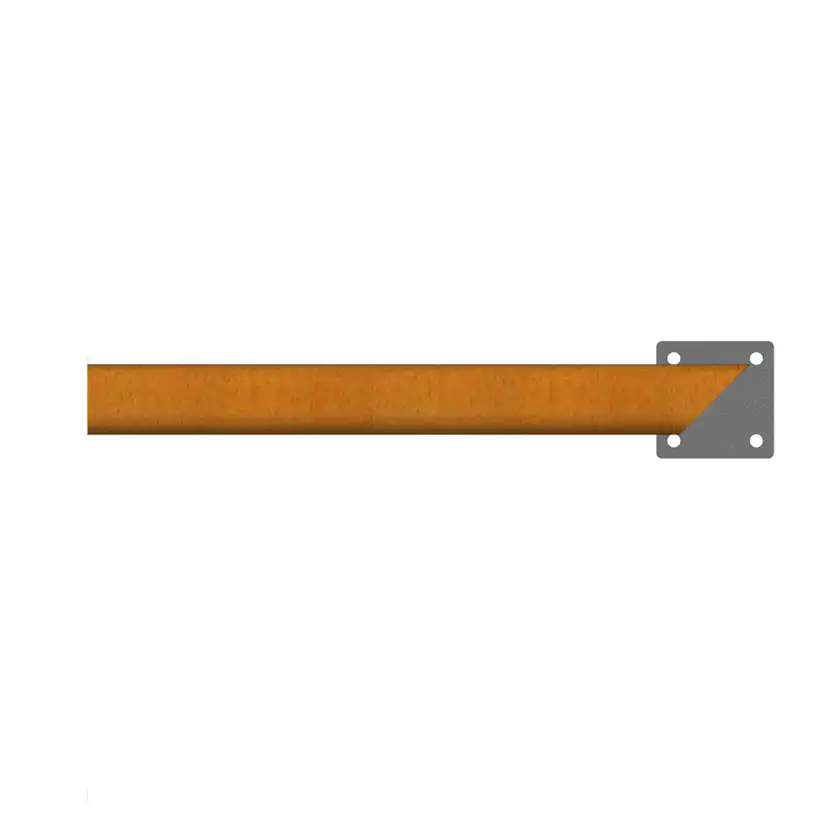 Räcke PLUS Höger 45 gr 6x3,6x197 cm