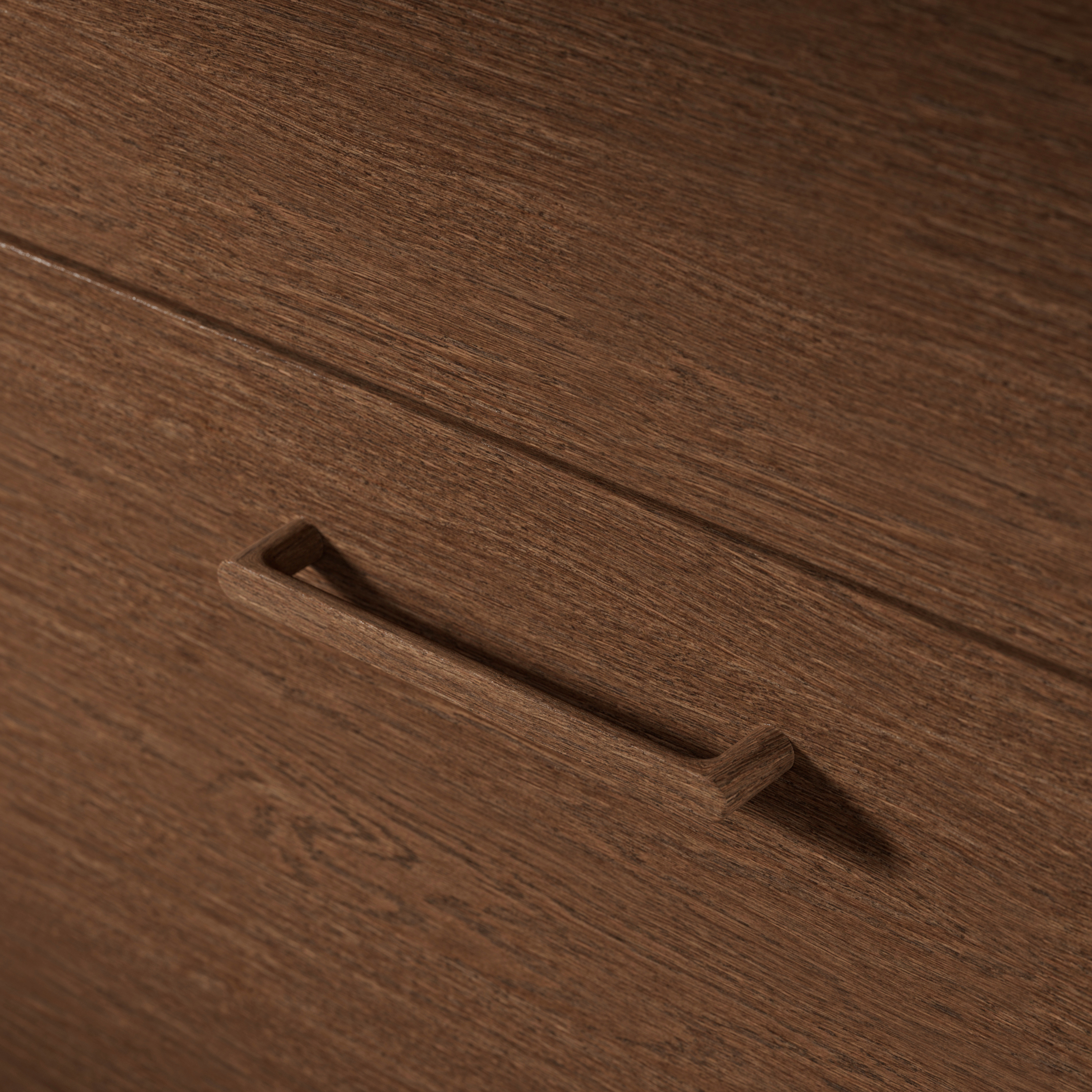 Handtag Loom, Dark Oak, 208 mm (c/c 192 mm). Dark Oak