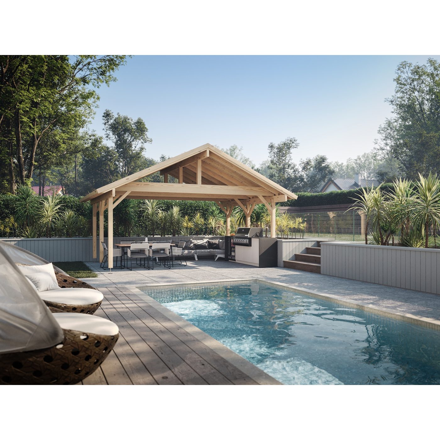 Carport Robert 20,6 m2 Obehandlad