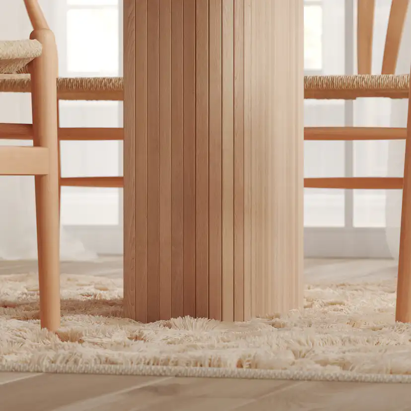 Matbord Bark Kopparbo Rektangulärt 200-260 cm Förlängningsbart