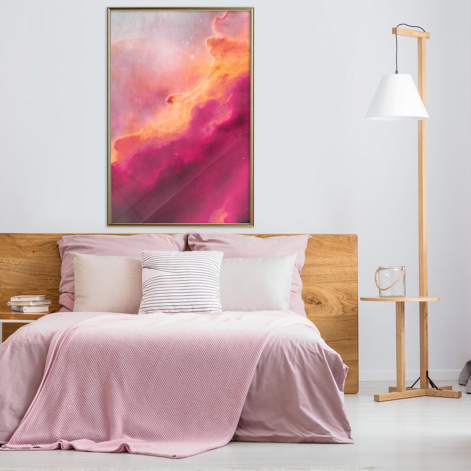 Poster Artgeist Affisch Pink Nebula