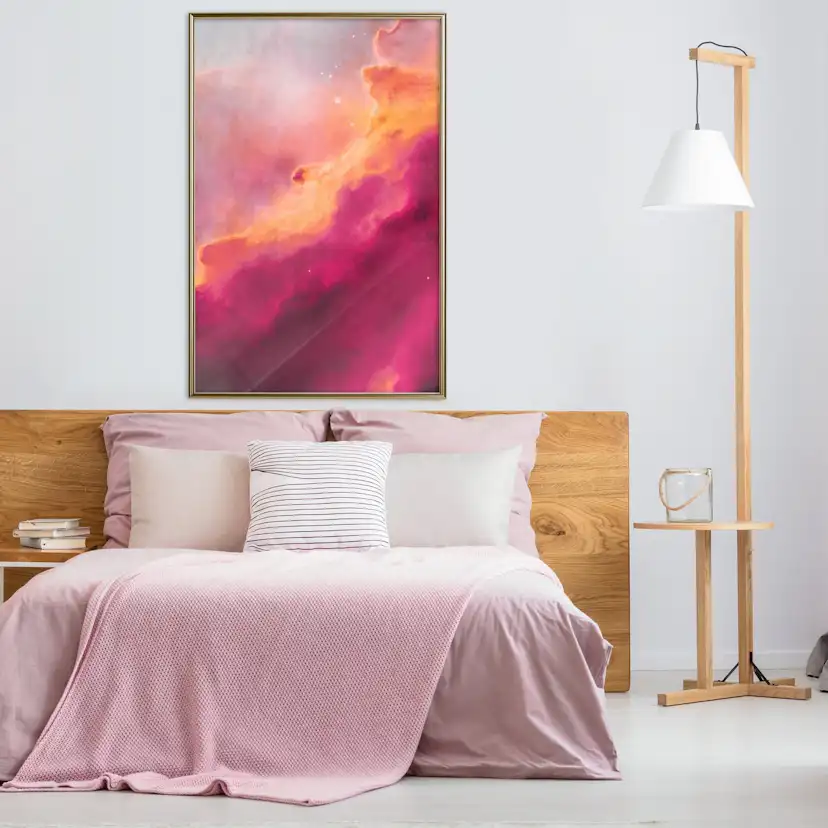 Poster Artgeist Affisch Pink Nebula