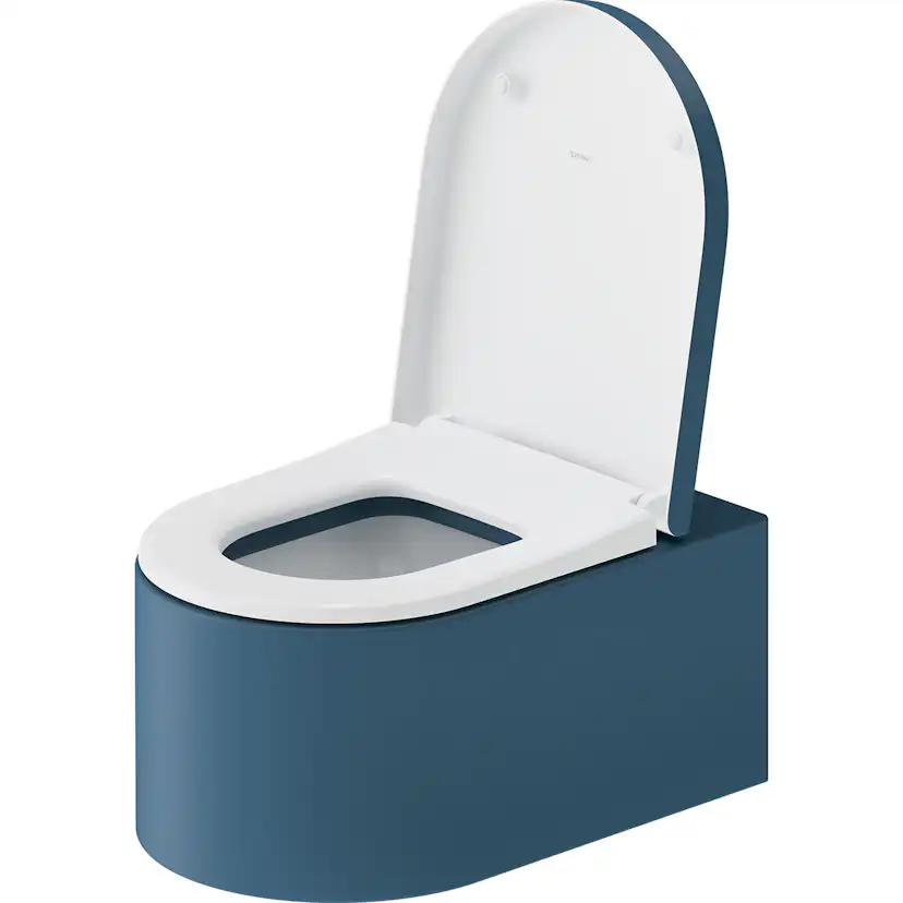 WC vägg, Ytterfärg Parlourblå Matt 570 mm Parlourblå