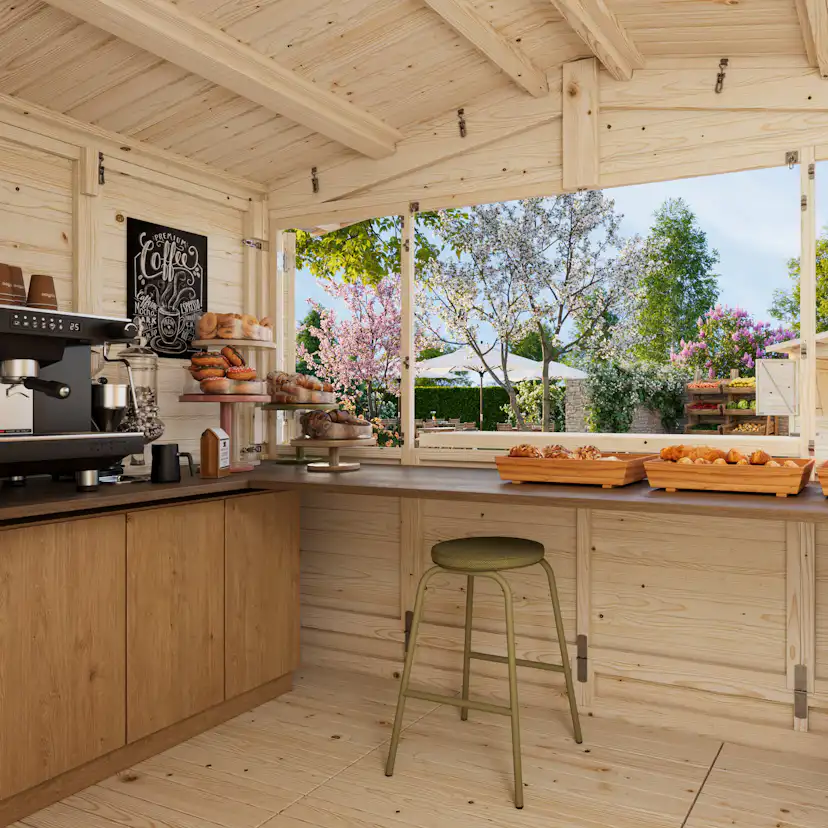 Kiosk Palmako Marian 6,8 m2 Hopfällbar