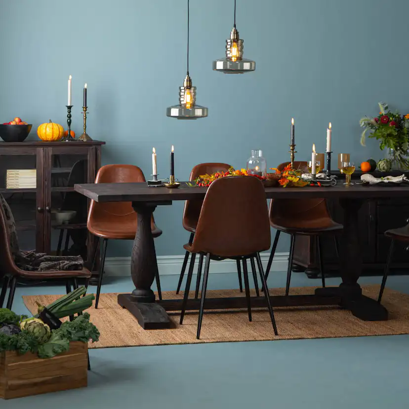 Matgrupp Basic Home Dijon Rektangulärt 200 cm med 6 Nibe Matstol