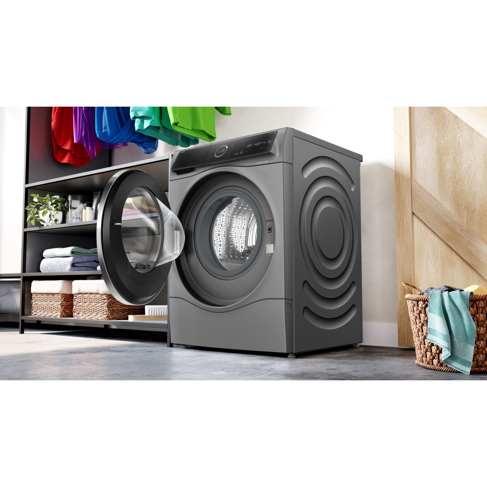 Bosch WNC254ARSN Serie 8, tvätt och tork, 1400 v/min Antracit