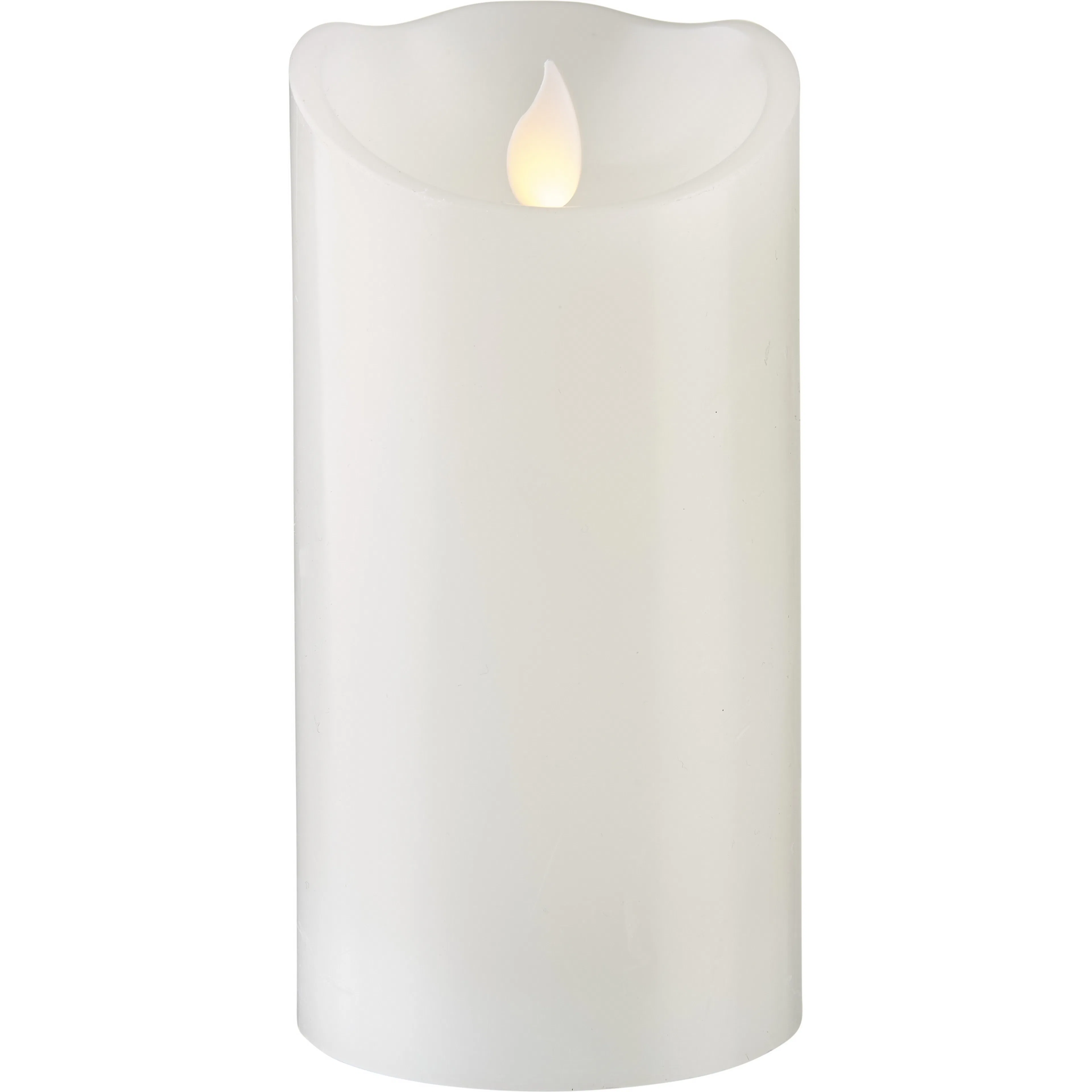 LEDBlockljusM-Twinkle Vit, 15 cm