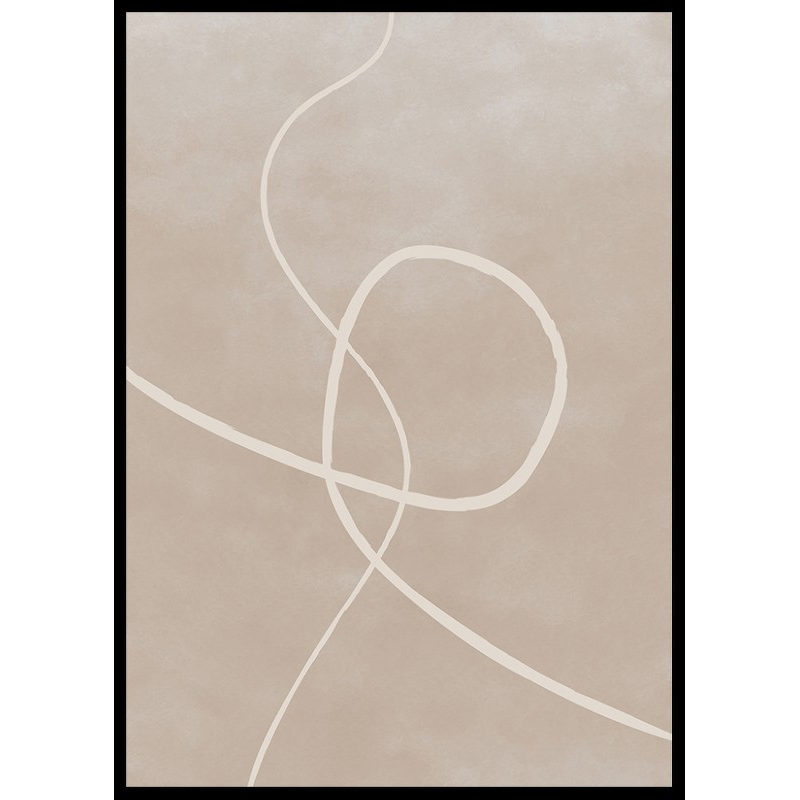 Poster Gallerix Line Art Inverted No2