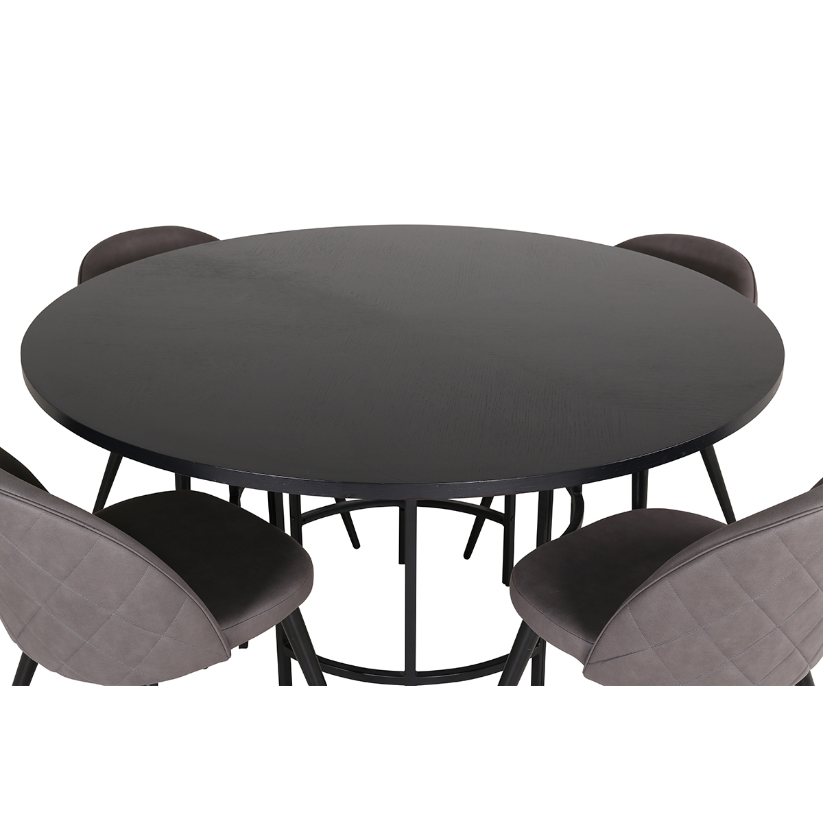 Matgrupp furniture/fashion Copenhagen Ø140 cm med 4 Velvet Stolar