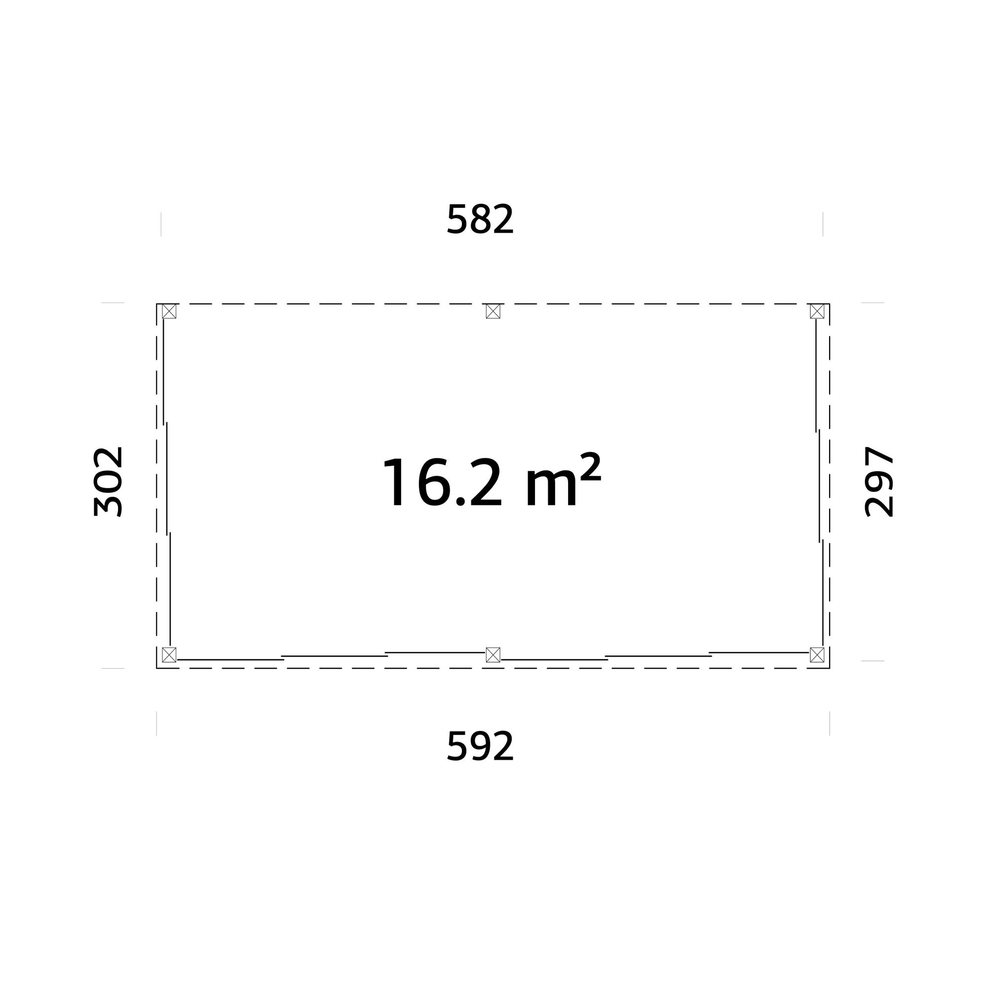 Uterum Palmako Lumi 17,3 m² (inv. 16,2 m²) Slide Plus