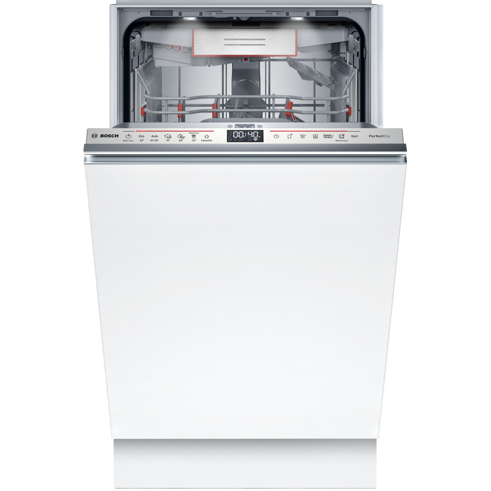 Integrerad Diskmaskin Bosch SPV6ZMX17E Serie 6 45 cm med Zeolith®-torkning och WiFi