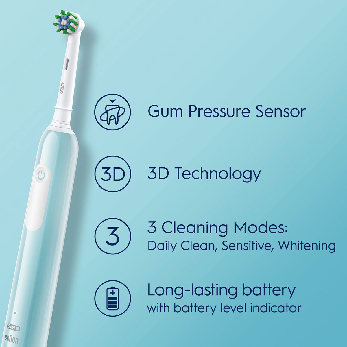 Eltandborste Oral-B Pro1 + Extra Refill