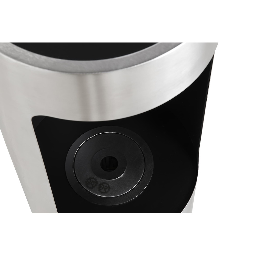 Braskamin Arkiio Plaza Fristående Kamin i Svart/Stål Utan Skorsten