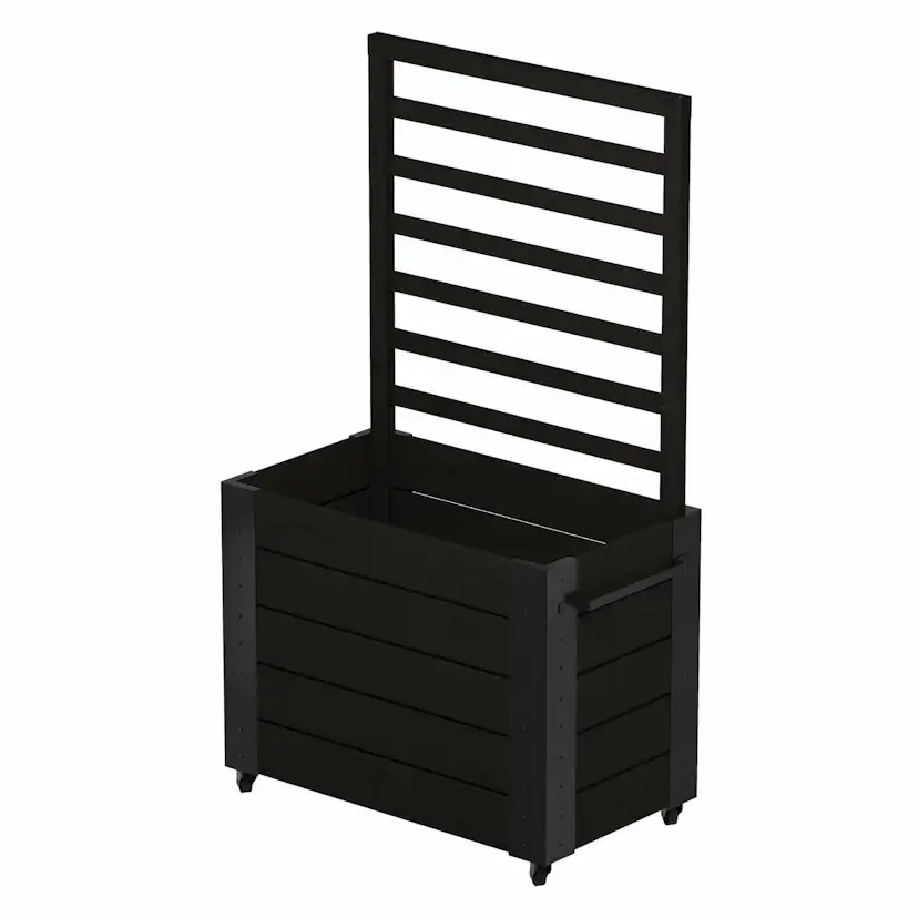 Blomlåda Cubic Med Spaljé