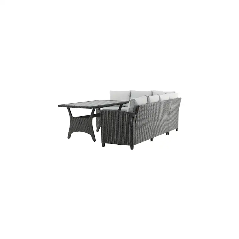 Brentwood Corner sofa - Black/Grey Svart/Grå