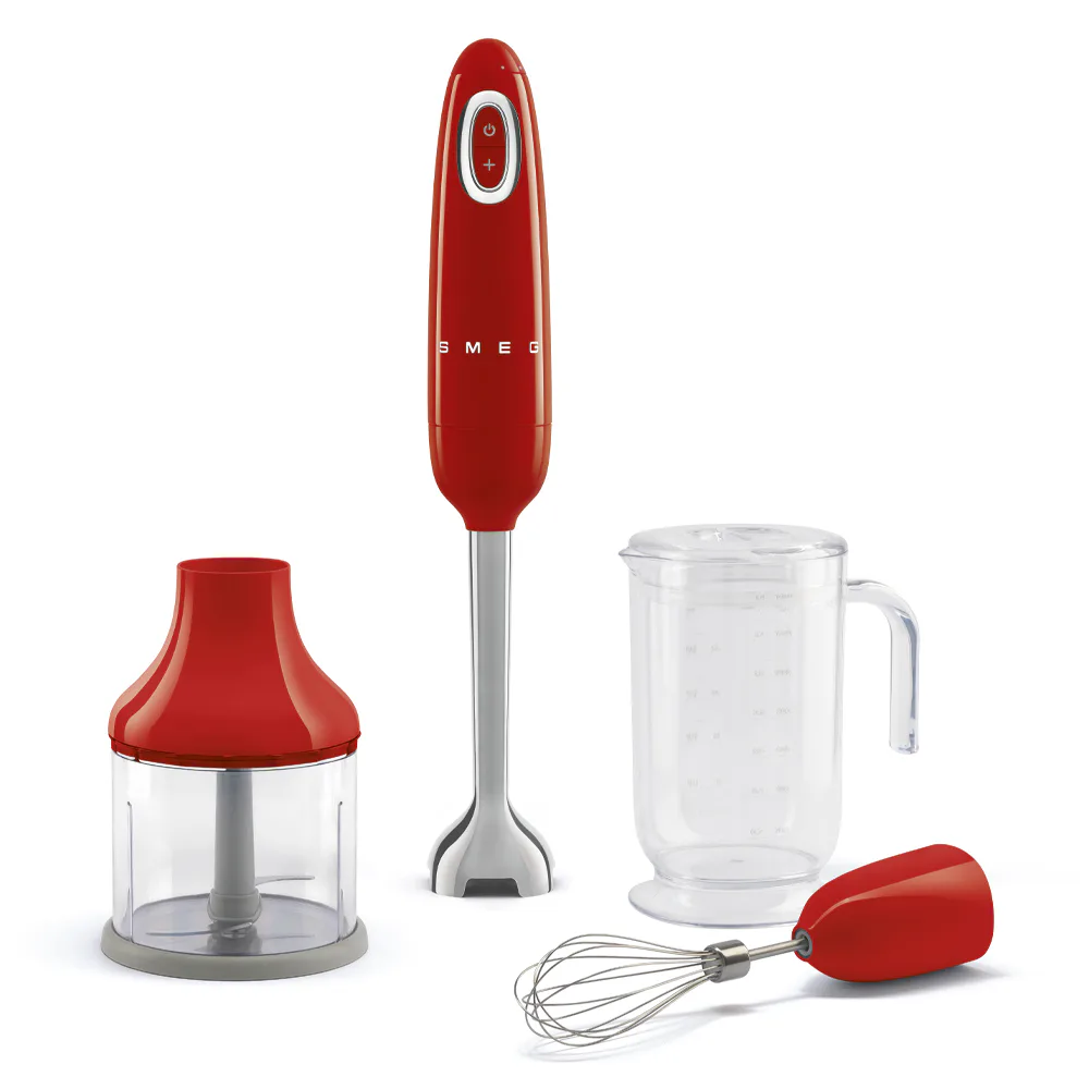 Stavmixer Smeg HBF03RDEU med Tillbehör