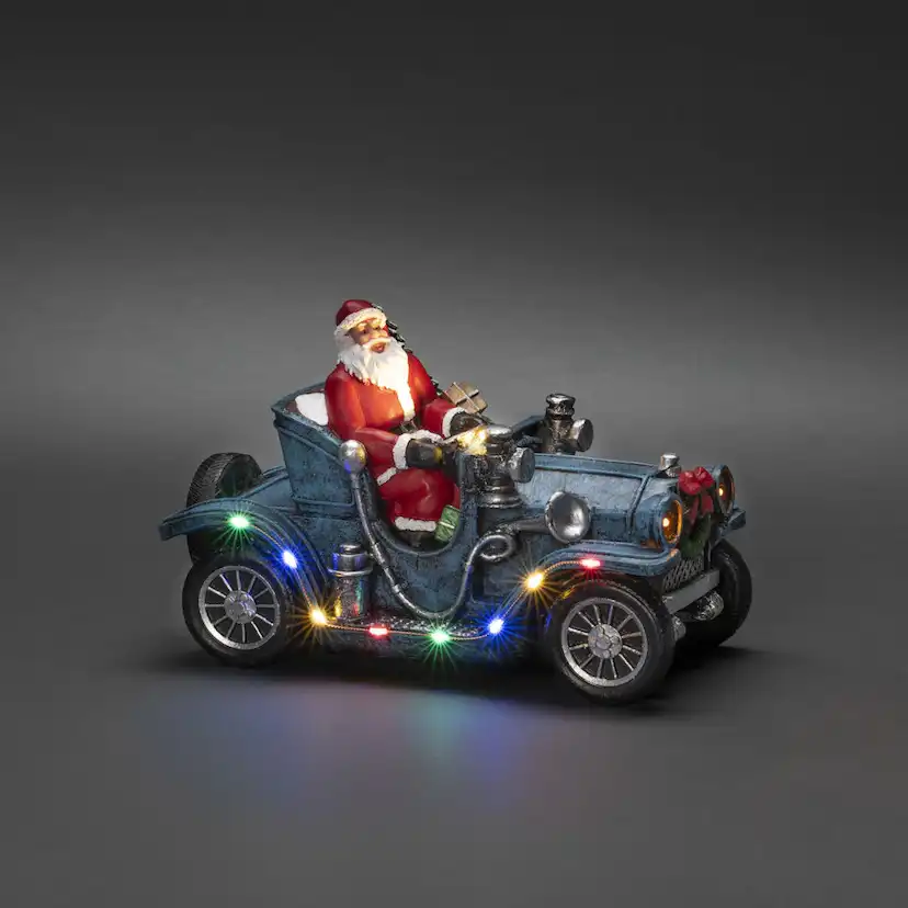 Julby Gnosjö Konstsmide Tomte i Bil 11 LED