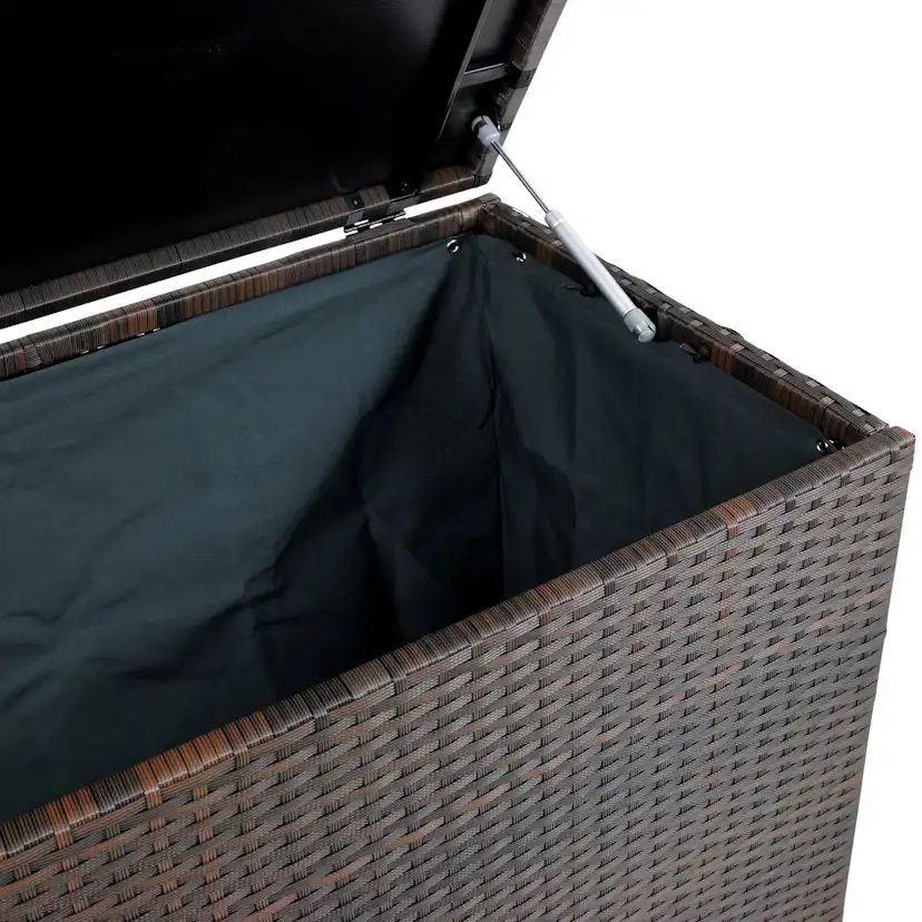 Dynbox i konstrotting till utemöbler - Brun Brun