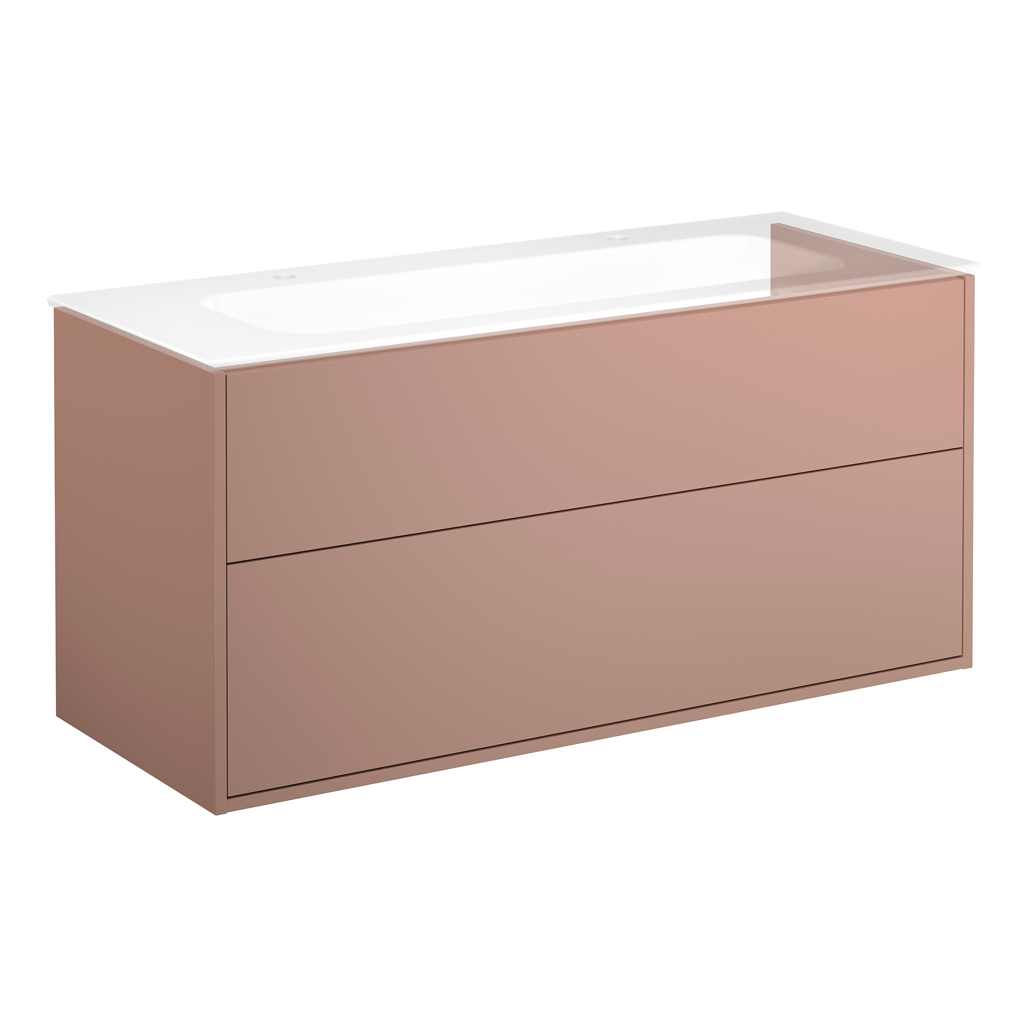 Artic kommodskåp 120cm Peach Peach, Utan Tvättställ, Inga hål