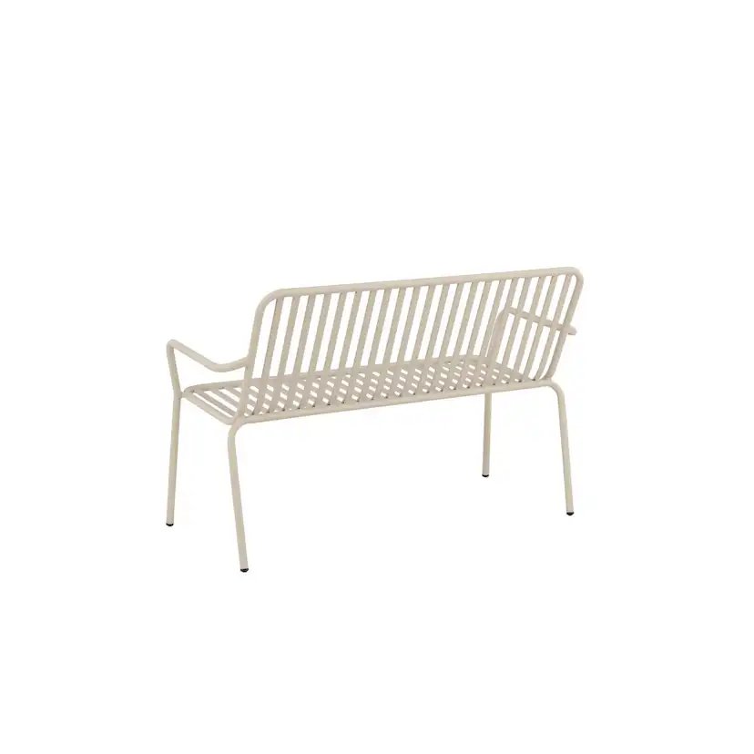 Peking Bench/sofa Aluminium - Beige / Beige
