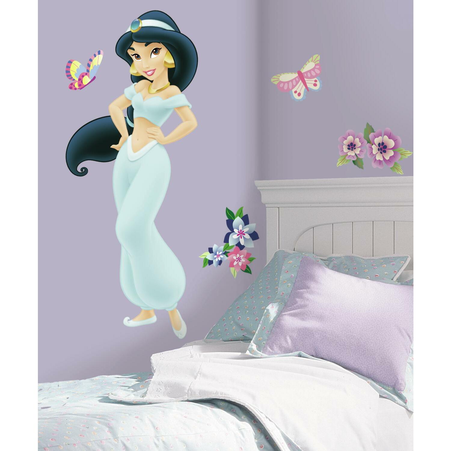 Väggdekor RoomMates Disney Prinsessan Jasmine med Bling