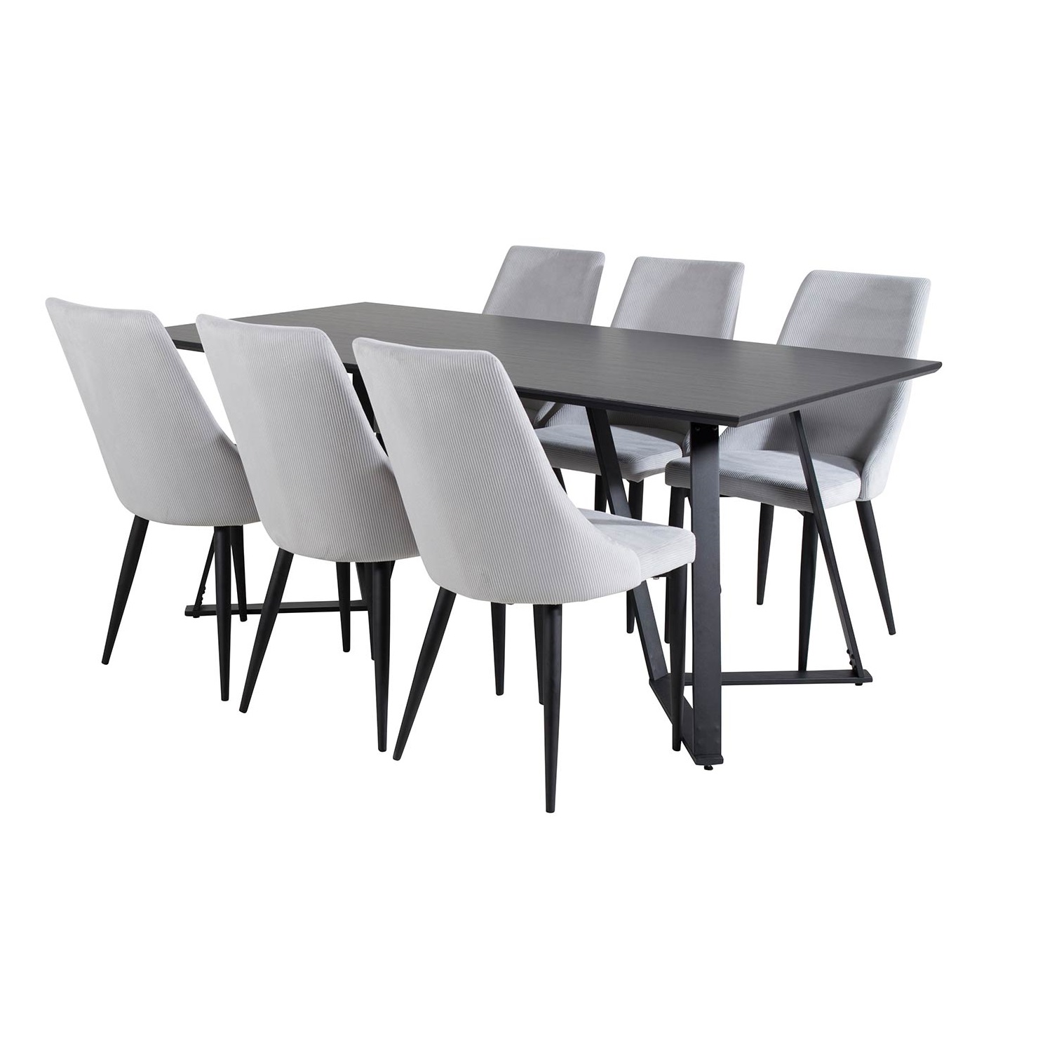 Matgrupp Venture Home Madde med 6 Laura Stolar Manchester