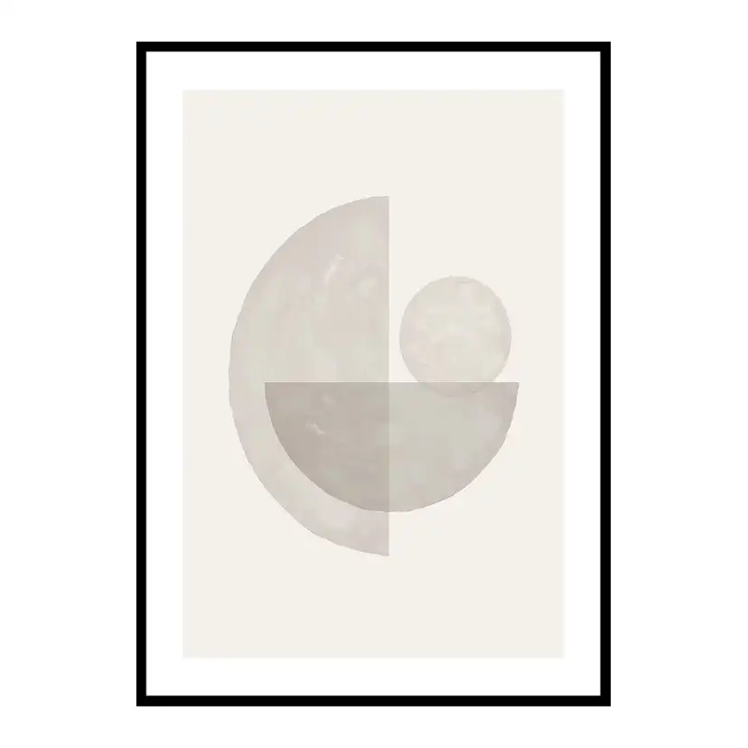 Poster Gallerix Abstract Circles No3