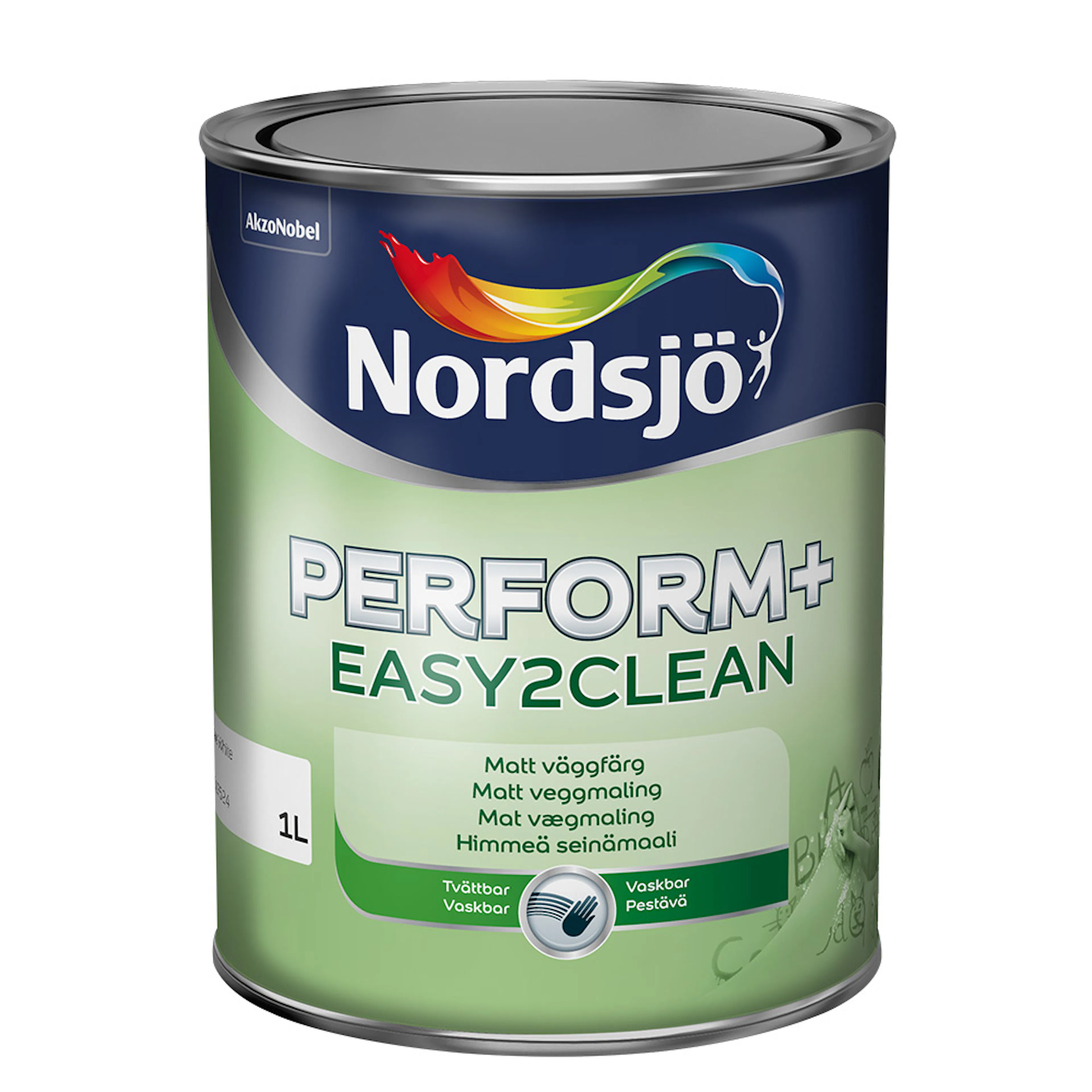 Väggfärg Nordsjö Perform+ Easy2Clean Matt Glans 10 1 L