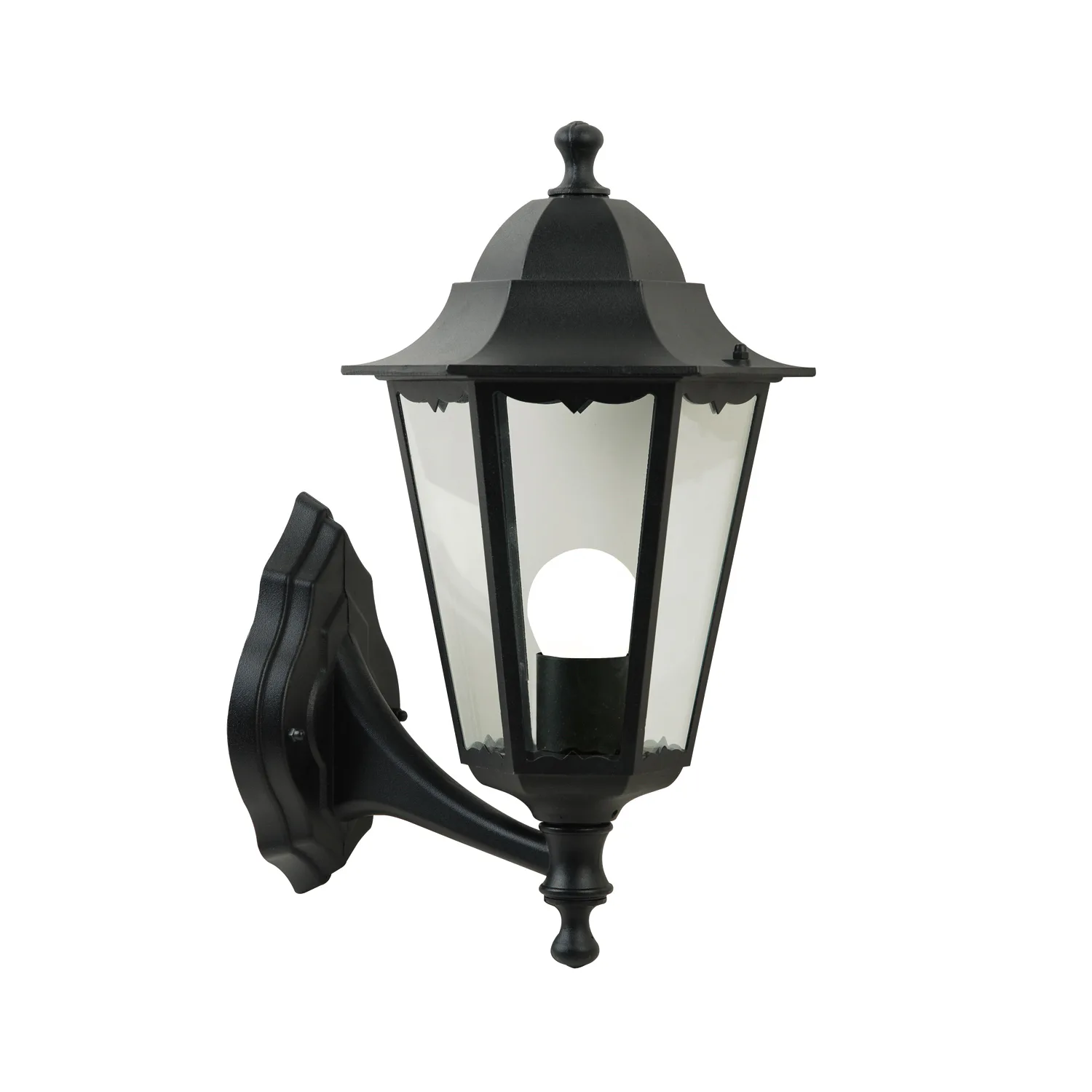Vägglampa Nordlux Cardiff Up Utebelysning Vägg i Svart Aluminium & Glas