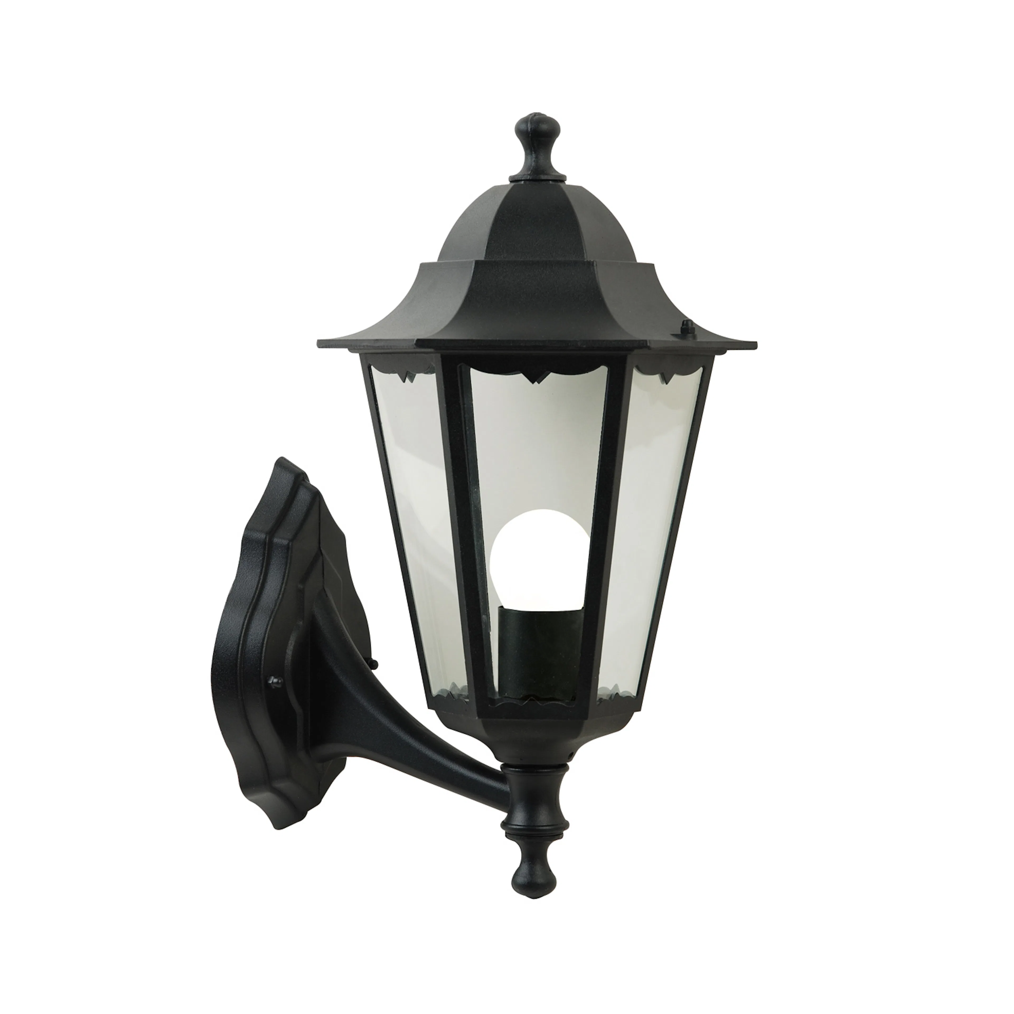 Vägglampa Nordlux Cardiff Up Utebelysning Vägg i Svart Aluminium & Glas
