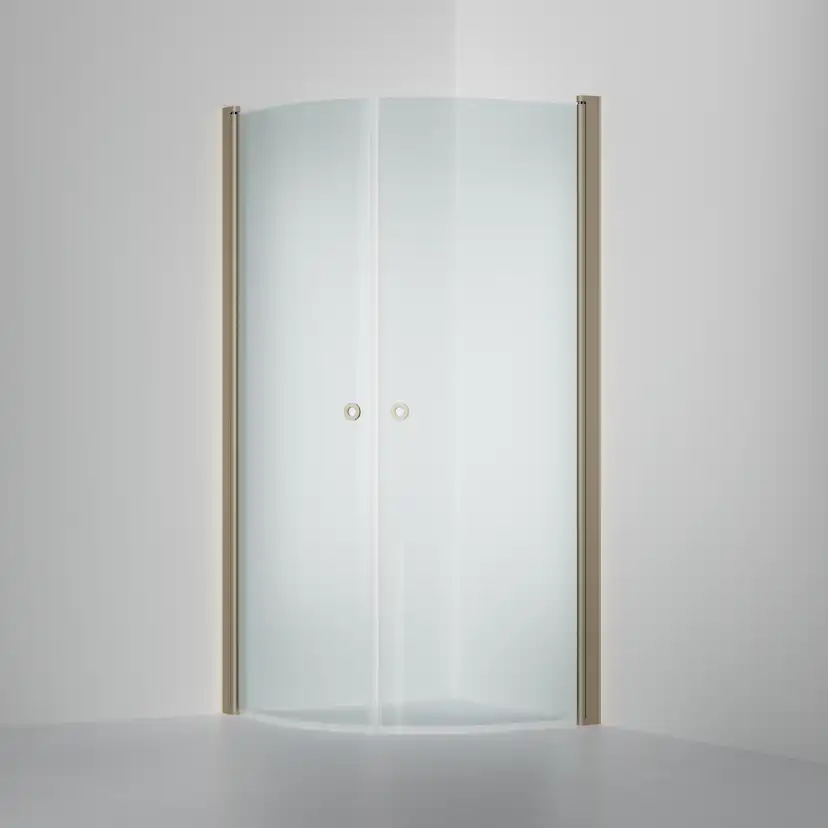 Duschvägg Linc Niagara 900x900 mm, Klarglas med SafeTech, Stone