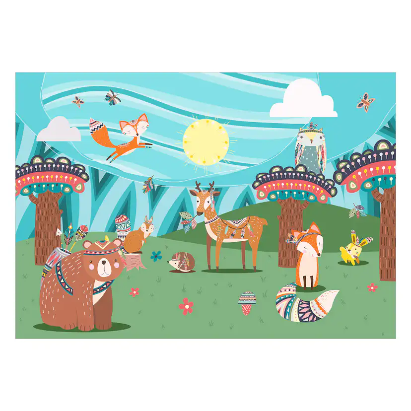 Fototapet Arkiio Adventures in the Woods