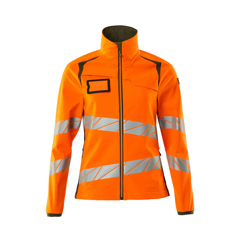 Orange/Mossgrön