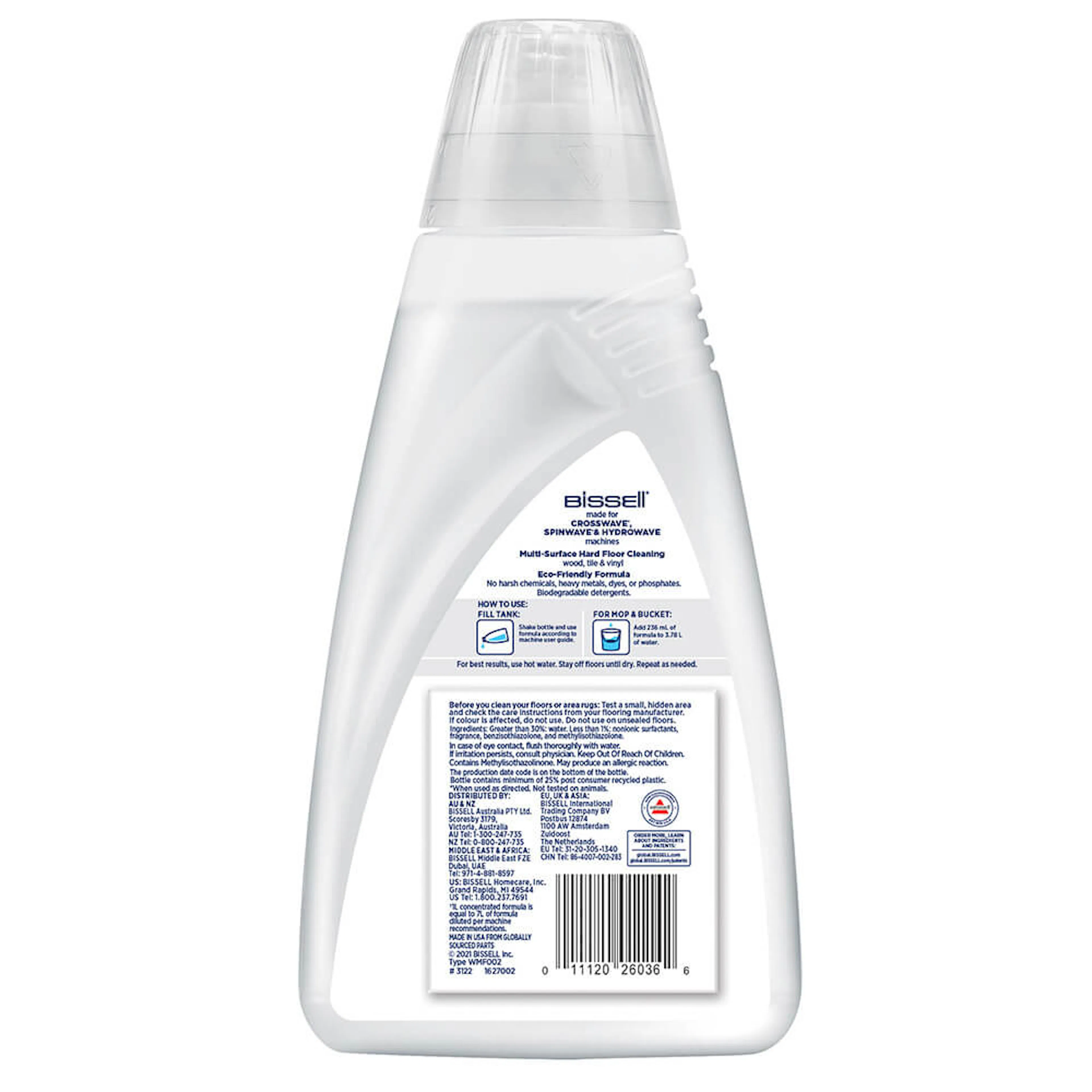 BISSELL Rengöringsmedel Natural Multi-Surface Husdjur 1L 1 L