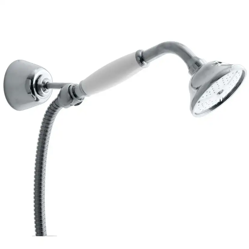 Lavabo Retro 2-grebs badekararmatur med håndbruser krom Krom