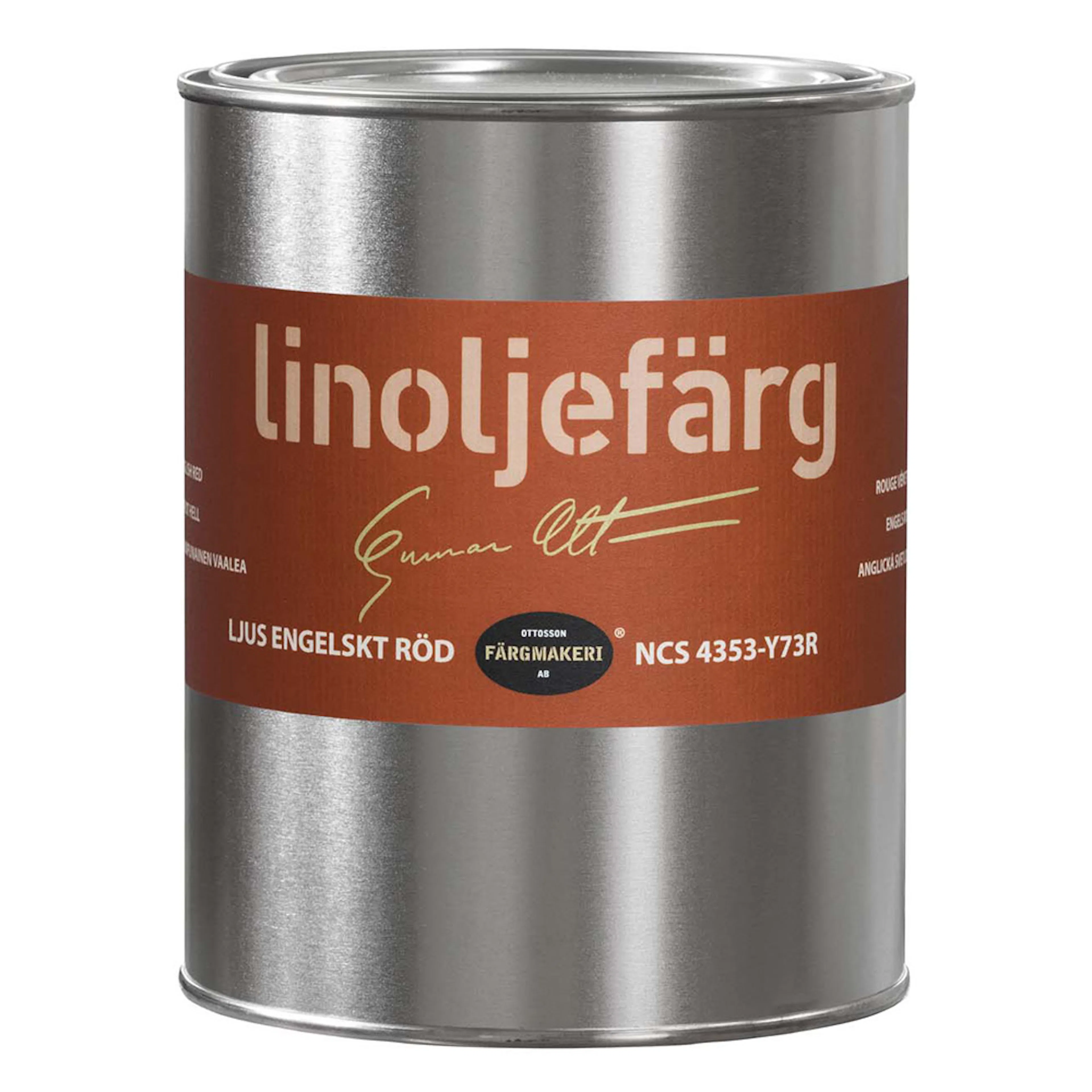 Linoljefärg Ottosson Engelskt Röd Ljus