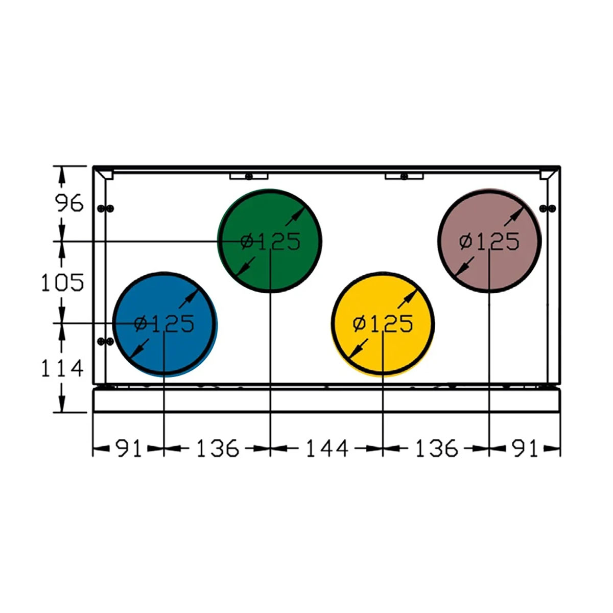 Aggregat Swegon Casa R2 Smart Rh 700W för Värme & Ventilation
