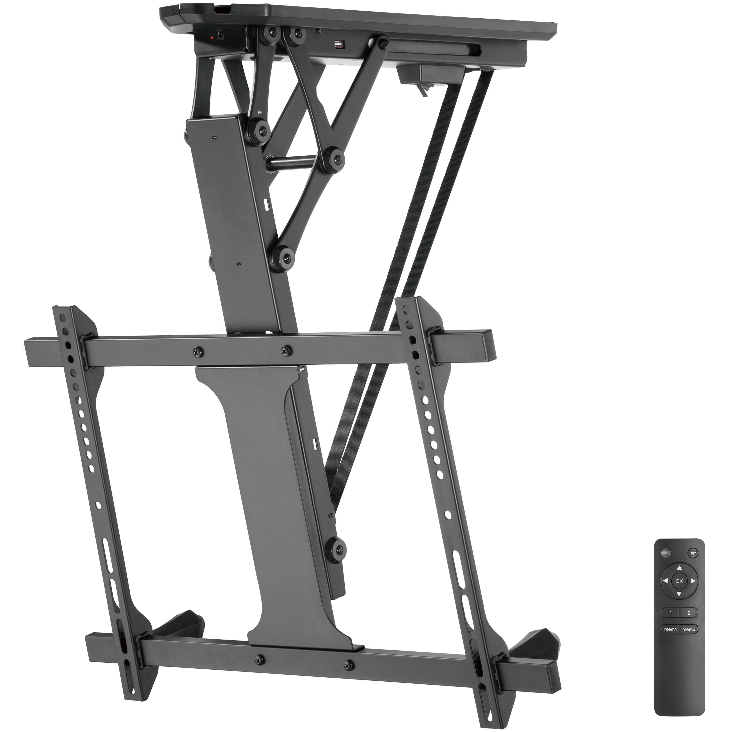 Motoriserat Flipdown-takfäste LogiLink TV 32-70 tum Tuya