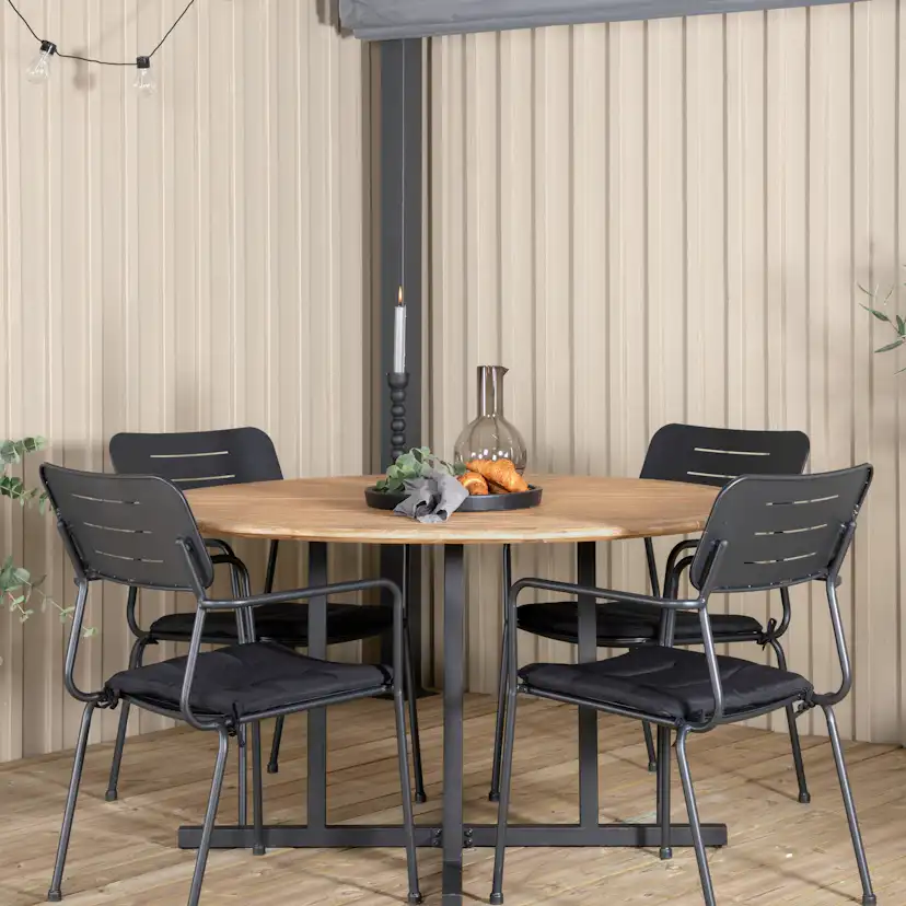 Matgrupp Venture Home Zurc med 4 Nime Matstolar