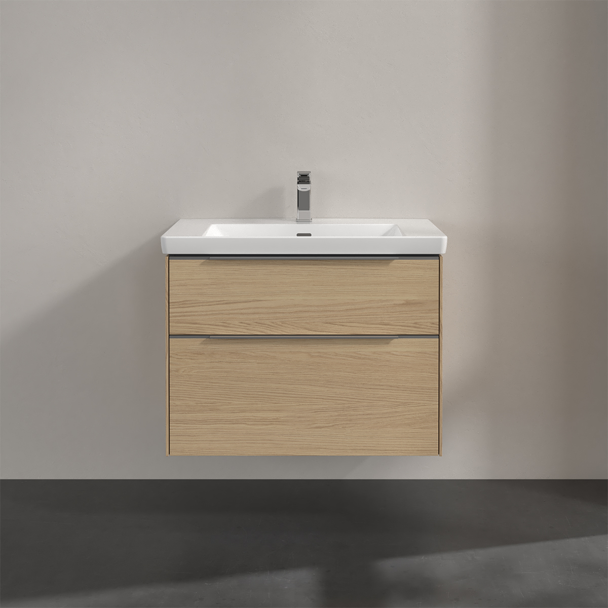 Tvättställsskåp Villeroy & Boch Subway 3.0 med 2 Lådor