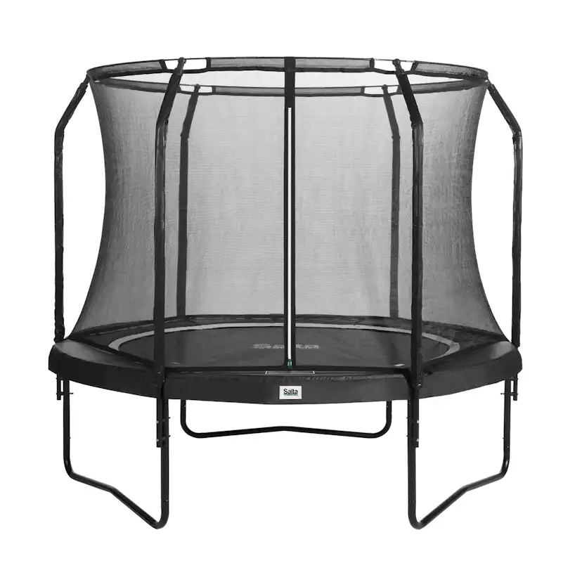 Studsmatta Salta Premium Black Edition Ø251 cm Inkl Säkerhetsnät